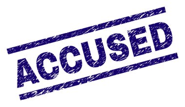 Dokulu grunge suçlanan damga mühür