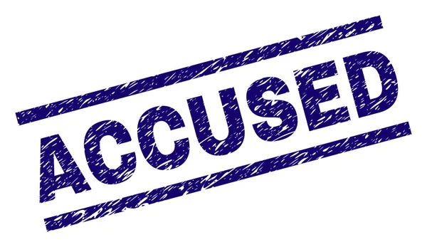 Dokulu grunge suçlanan damga mühür