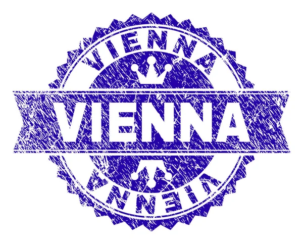 Dokulu Viyana damga mühür kurdele ile çizik