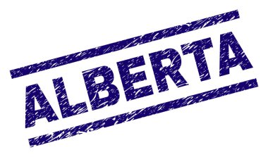 Dokulu Alberta damga mühür çizik