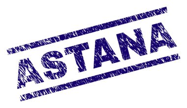 Grunge Astana damga mühür dokulu