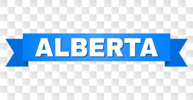 Alberta başlık ile mavi bant