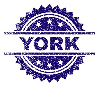 Dokulu York damga mühür çizik