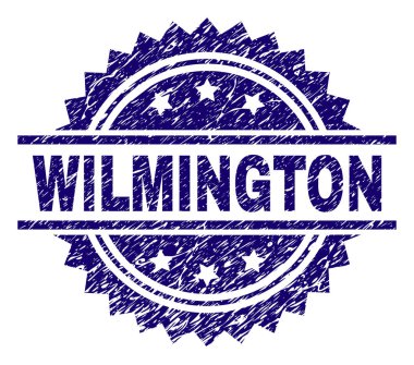 Dokulu Wilmington damga mühür çizik