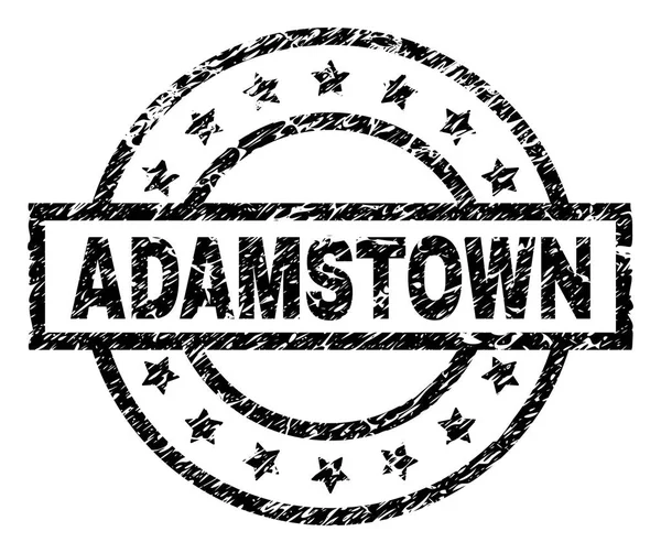 Грандж Текстуровані ADAMSTOWN Штампова печатка — стоковий вектор