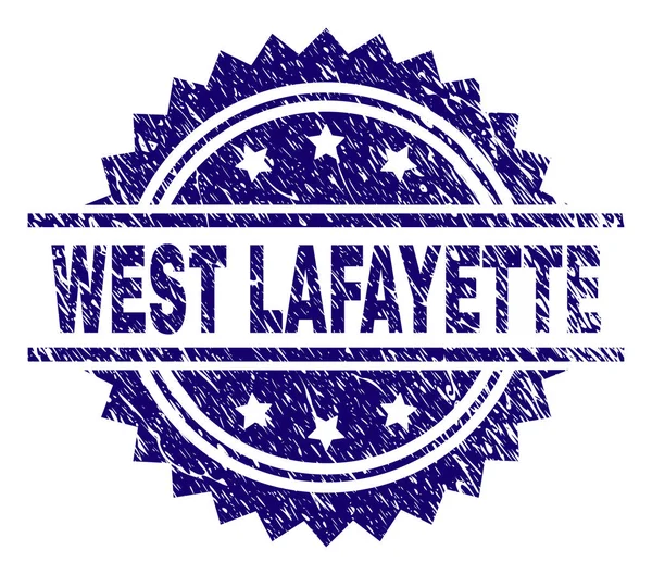 Dokulu West Lafayette damga mühür çizik