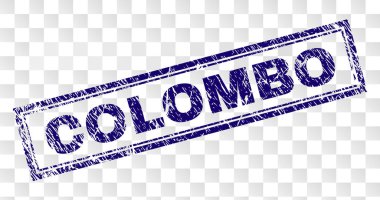 Grunge Colombo dikdörtgen damgası