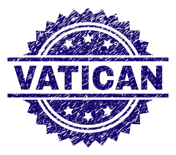 Porysowana teksturowanej plombie Watykanu — Wektor stockowy