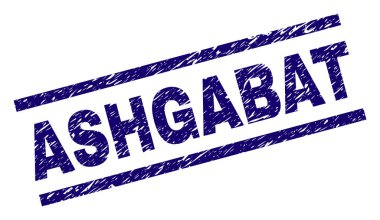 Grunge Aşkabat damga mühür dokulu