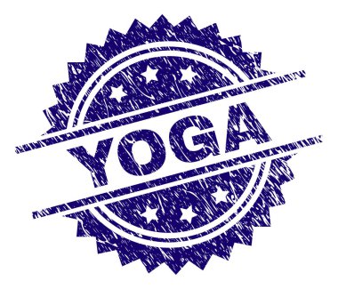 Dokulu Yoga damga mühür çizik