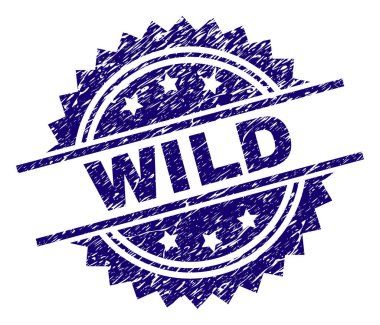 Dokulu vahşi damga mühür çizik