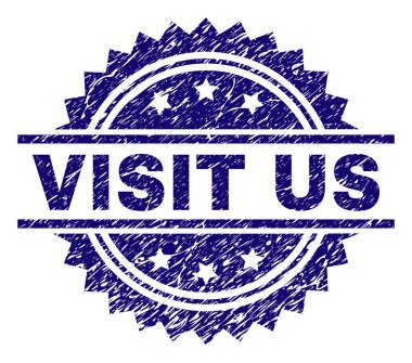 Dokulu ziyaret bize mühür damgası çizik