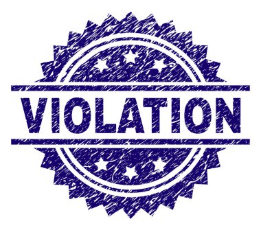 Dokulu ihlali damga mühür çizik