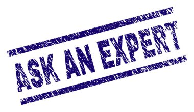 Dokulu grunge sormak bir uzman damga mühür