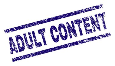 Grunge yetişkin içerik damga mühür dokulu