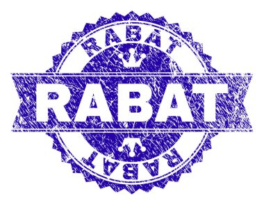 Dokulu Rabat damga mühür kurdele ile çizik