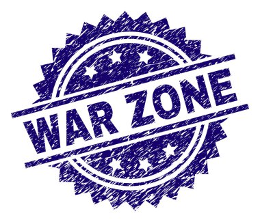 Grunge savaş alanı damga mühür dokulu