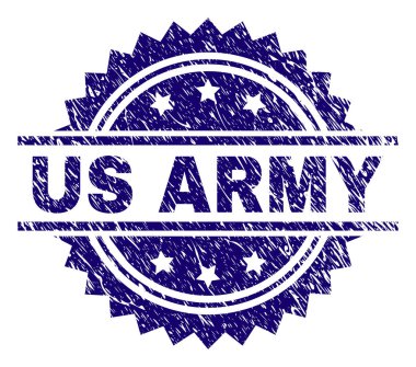 Grunge bize ordu damga mühür dokulu