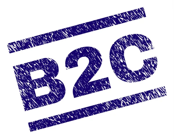 Grunge B2c damga mühür dokulu