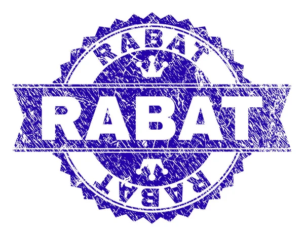 Dokulu Rabat damga mühür kurdele ile çizik