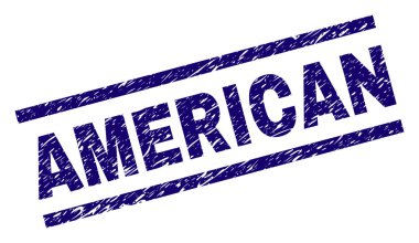 Grunge Amerikan damga mühür dokulu