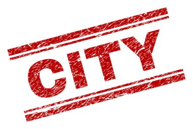 Grunge şehir damga mühür dokulu