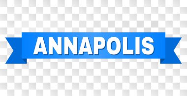 Mavi bant Annapolis açıklamalı alt yazılı