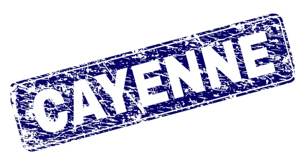 Yuvarlatılmış dikdörtgen damga çizilmiş Cayenne çerçeveli