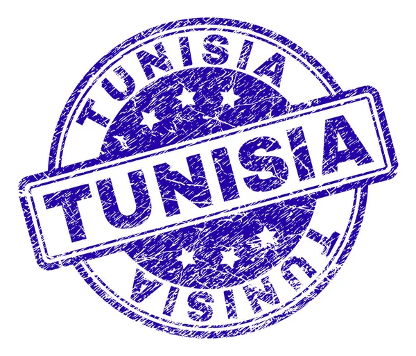 Grunge Tunus damga mühür dokulu