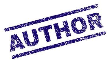 Dokulu yazar damga mühür çizik