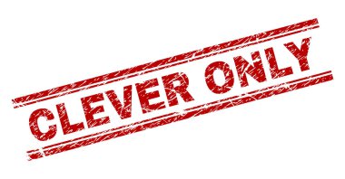 Dokulu zeki tek damga mühür çizik