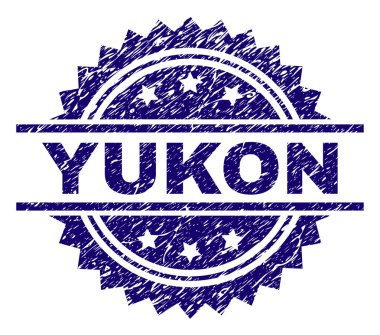 Grunge Yukon damga mühür dokulu