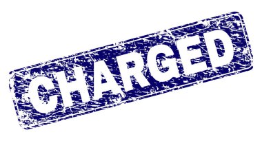 Yuvarlatılmış dikdörtgen damga tahsil grunge çerçeveli