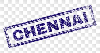 Çizik Chennai dikdörtgen damgası