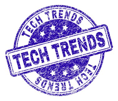 Dokulu teknoloji eğilimleri damga mühür çizik