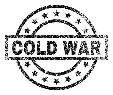 Dokulu soğuk savaş damga mühür çizik