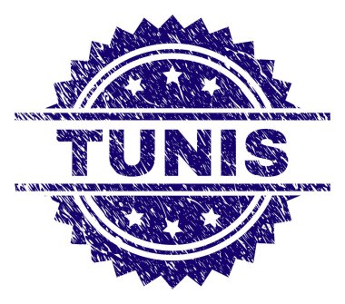 Dokulu Tunis damga mühür çizik