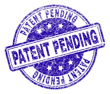 Grunge Patent bekleyen damga mühür dokulu