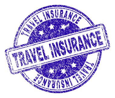 Dokulu seyahat sigorta damga mühür çizik