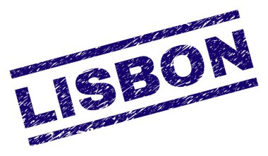Grunge Lizbon damga mühür dokulu