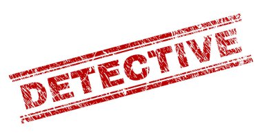 Dokulu Dedektif damga mühür çizik