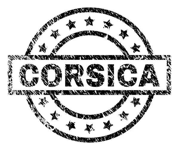 Dokulu Corsica damga mühür çizik