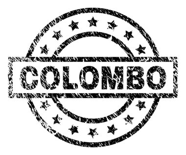 Grunge Colombo damga mühür dokulu