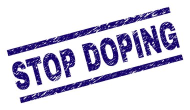 Dokulu Stop damga mühür Doping çizik