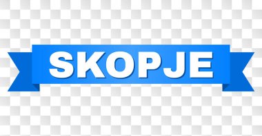 Mavi bant Skopje açıklamalı alt yazılı