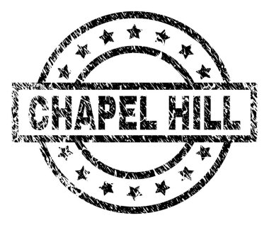 Grunge Chapel Hill damga mühür dokulu