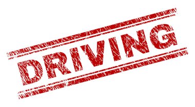 Dokulu sürüş damga mühür çizik