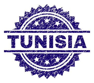 Dokulu Tunus damga mühür çizik