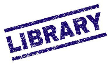 Dokulu Kütüphane damga mühür çizik