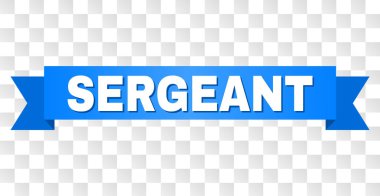 Çavuş açıklamalı mavi bant